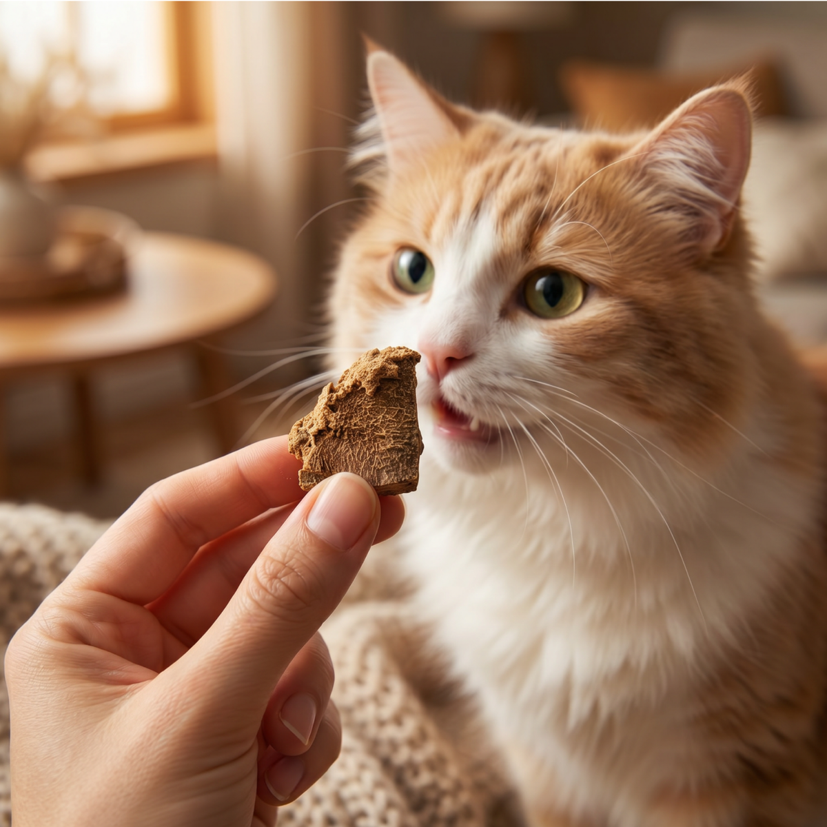 Freeze-Dried Turkey Hearts for Cats — Pure Protein Cat Treats 🐾💙