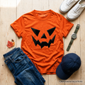 Little Frights | Kids’ Pumpkin Face Halloween T-Shirt 🎃
