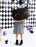 Black Cat Matte Foil Balloon – Halloween Decor