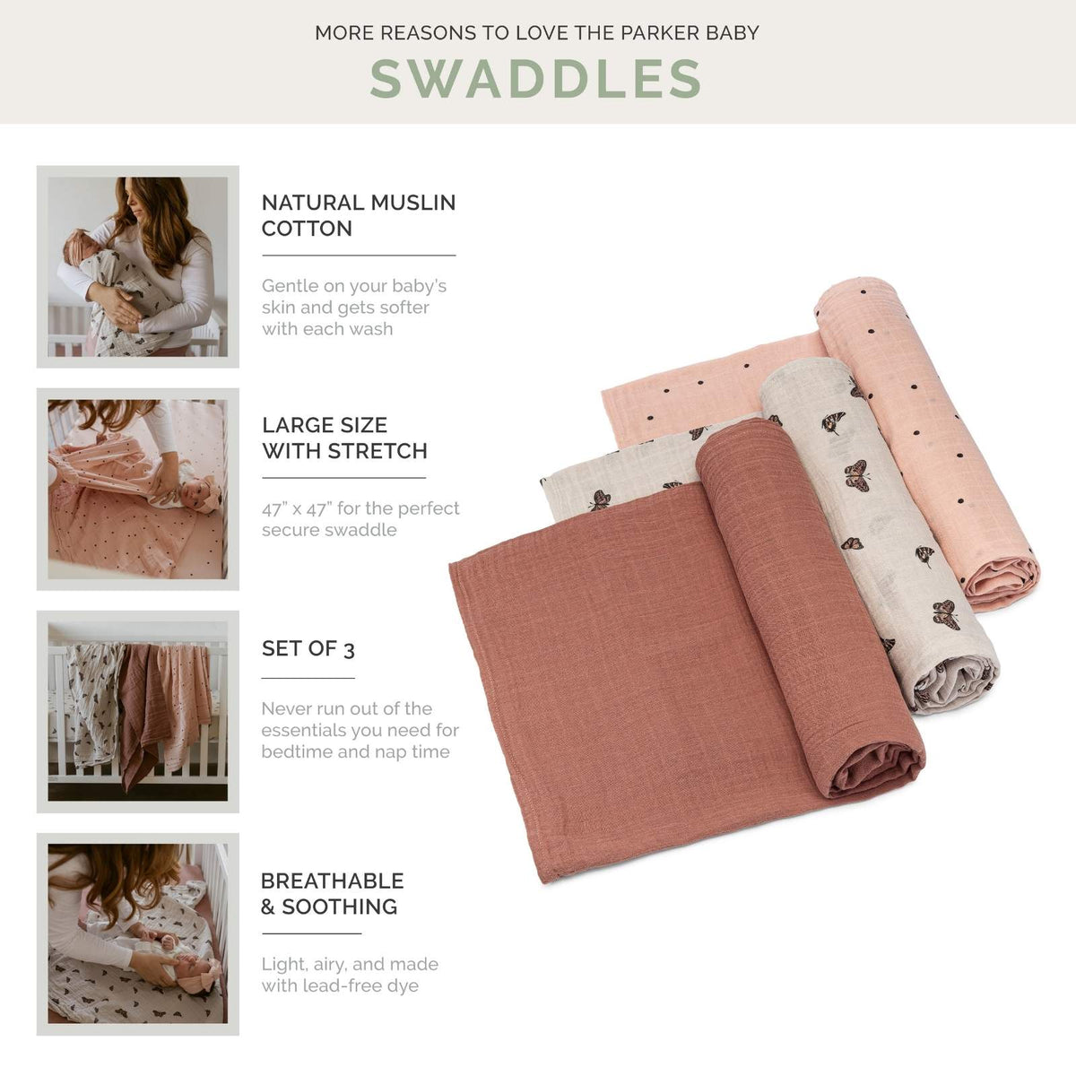 Ensemble d'emmaillotage Papillon
