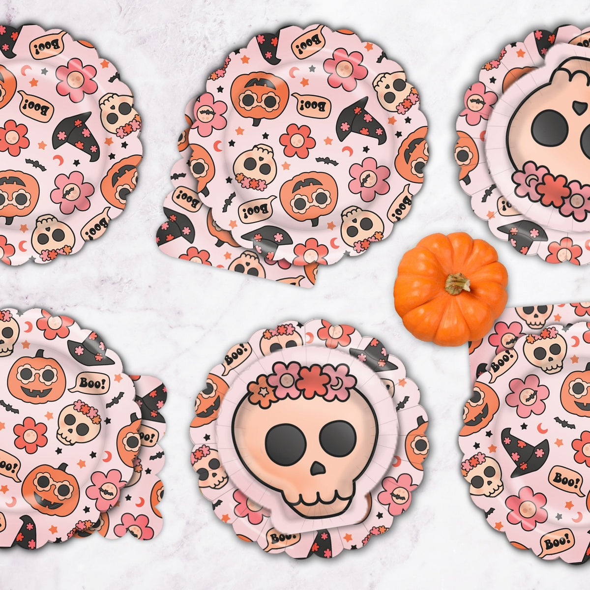 Groovy Halloween Icon Napkins