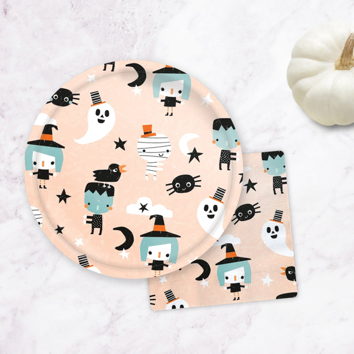 Halloween Friends Icon Paper Napkins
