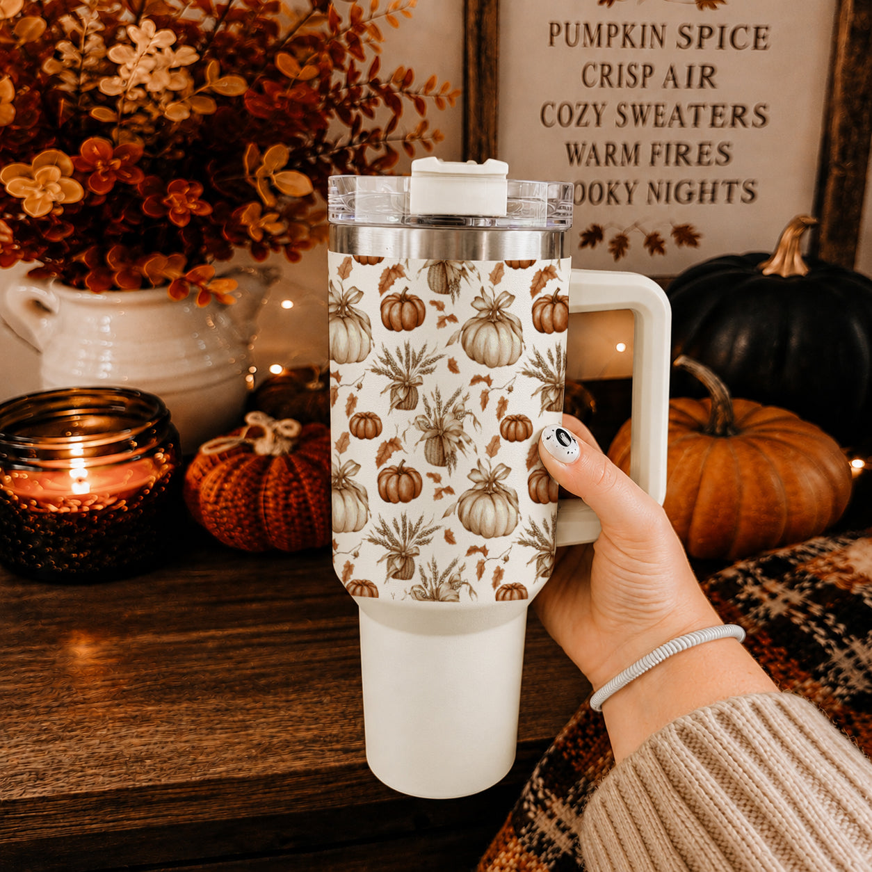 Rustic Pumpkins 40oz