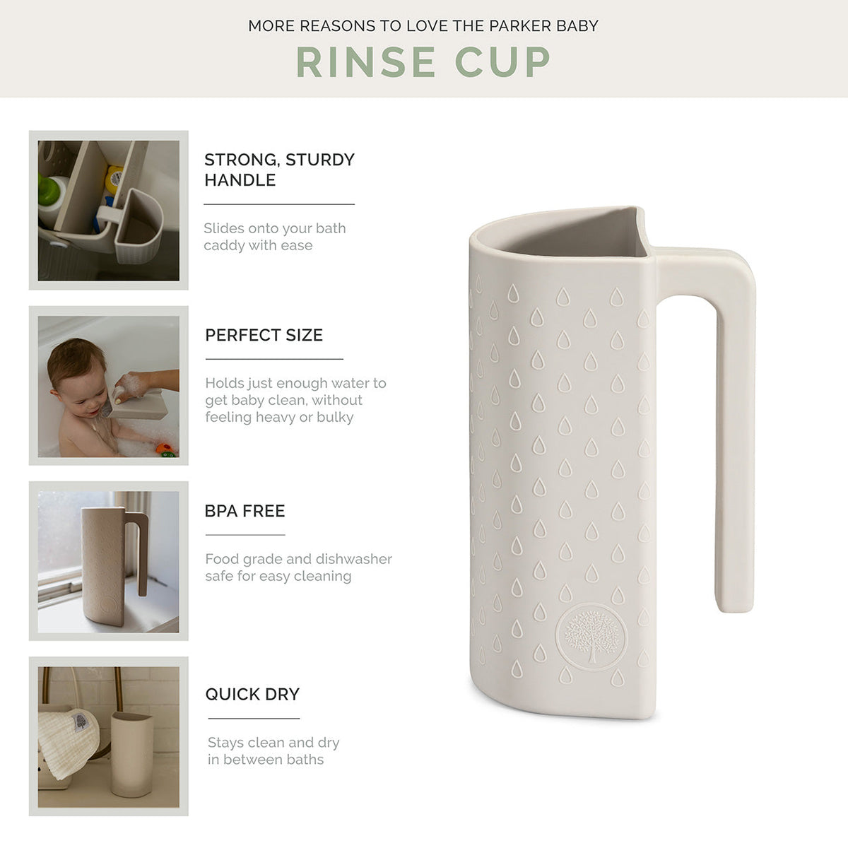 Gobelet de rinçage en silicone