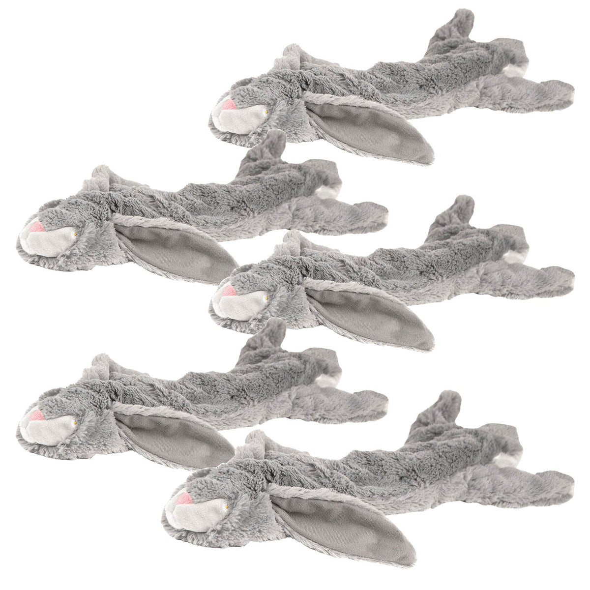 Jeffers Thinnies Unstuffed Plush Dog Toys — 21" 🐾💙