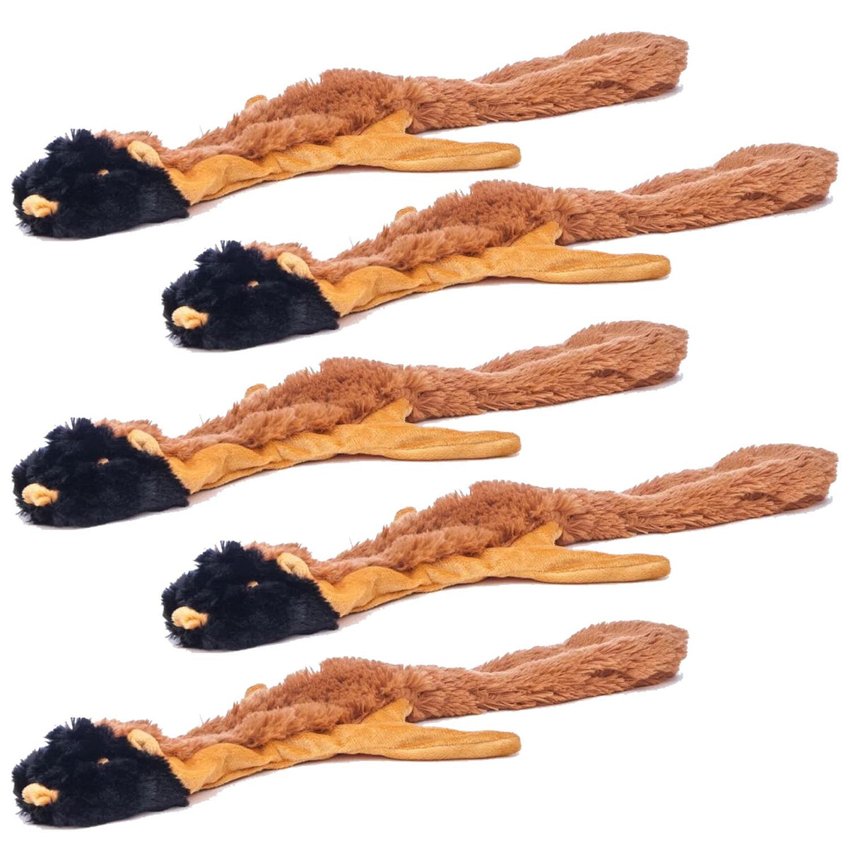 Jeffers Thinnies Unstuffed Plush Dog Toys — 21" 🐾💙